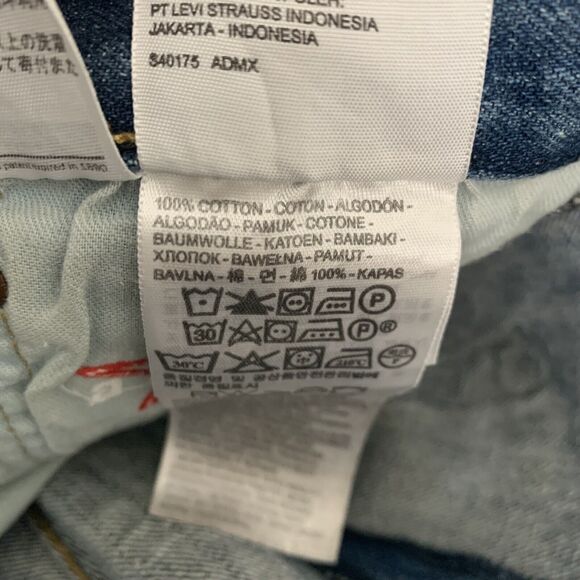 Frankie B Large All Over Studded Jean Straight Button Fly Released Hem 34 $395 - Picture 11 of 13